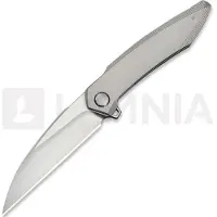 We Knife Fluxor, Gray Titanium, Satin