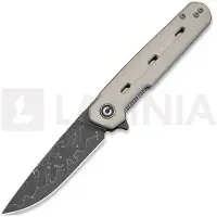 CIVIVI Navo Damascus foldekniv, Ivory G-10