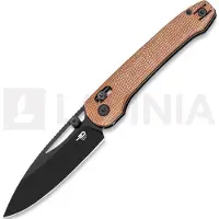 Bestech Cobber - Black PVD - Micarta foldekniv, brun