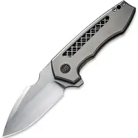 We Knife Harpen, Gray Titanium, Hand Rubbed Satin
