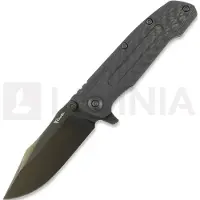 Reate 9D-V2 foldekniv, Black Titanium/Carbon Fiber, Black DLC