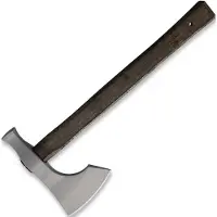 American Tomahawk Model 2 Silver Head Tan Kydex tomahawk