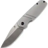Kansept Knives Turaco Bead Blasted Titanium foldekniv