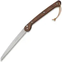 Woxna Ljusnan 250 mm + Alfta leather sheath sav, cognac