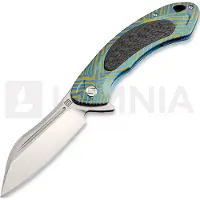 Artisan Cutlery Immortal Framelock CPM S35VN foldekniv, blue/gold