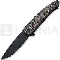 We Knife Smooth Sentinel Copper Foil CF Inlay foldekniv