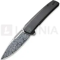 We Knife Speedster foldekniv, Heimskringla damasteel
