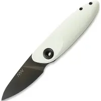 ANV Knives Z070 - Sleipner DLC - GRNPU foldekniv, mintwhite