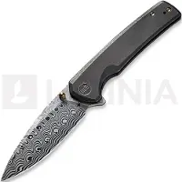 We Knife Subjugator Hakkapella Damasteel foldekniv