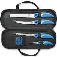 Camillus Cuda 6pc Knife/Sharpener Set fiskekniv