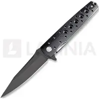 Artisan Cutlery Virginia Linerlock D2 Black foldekniv