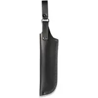 Woxna Alfta Leather sheath - 250 mm, sort
