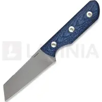Straight Line Scorer - Stonewashed - Denim Canvas Micarta kniv
