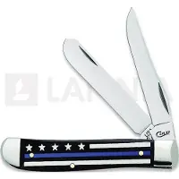 Case Cutlery Blue Line Mini Trapper Bone pocket knife