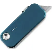 The James Brand The Palmer - Emerald / Black / Aluminum / Straight foldekniv