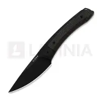 Kizer Cutlery Momo Fix 3 AEB-L kniv, Black G-10 & Micarta, Black PVD