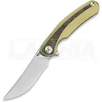 Bestech Sambac - Stonewash + Satin - Titanium + Fat Carbon foldekniv