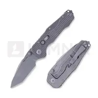 RealSteel Evolution Tanto foldekniv, Grey Stonewash, Titanium