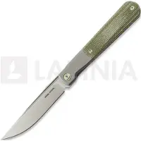 RealSteel Real Barlow RB-7, Titanium & Green Micarta