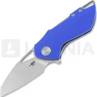 Bestech Riverstone - Satin - G10 foldekniv, blå