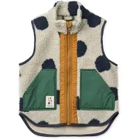 Liewood Vest 'Noam' navy / safran / stone / siv