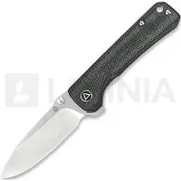 QSP Knife Hawk Linerlock Black Micarta foldekniv