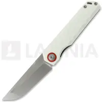 Maxace Baby Racoon-V foldekniv, Ivory G-10