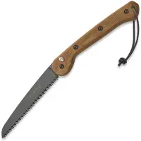 Woxna Hälsing 180 mm + Alfta Leather sheath sav, sort