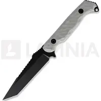 Toor Darter T kniv, Light Gray G-10, Black Gun-Kote
