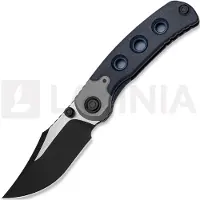 Kizer Cutlery Pioneer Clip Point foldekniv, Blue Canyon Richlite & Titanium, PVD