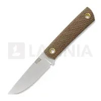 Za Pas EC95 kniv, Brown Micarta, Satin