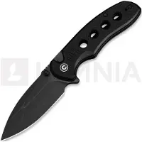 CIVIVI Triptych, Black G-10, Black Stonewash