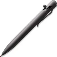 Bastion Bolt Action Pen Titanium, grå