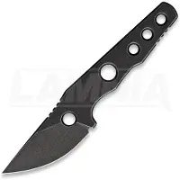 Petrified Fish Bison - Blackwash halskniv