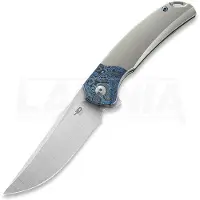 Bestech Supernova - Satin - Titanium + Zirconium Timascus foldekniv