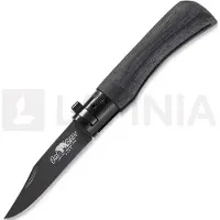 Antonini Old Bear Total Black XS foldekniv, aluminium collar
