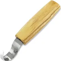 BeaverCraft Spoon Carving Knife 25 mm with leather sheath