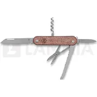 Mercury Duca 5 - Elmax - Red Burlap Micarta foldekniv