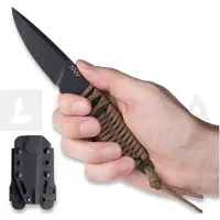 ANV Knives P100 - Sleipner Cerakote - Paracord kniv, coyote