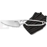 MKM Knives MKM Makro 1 Droppoint MA01-PABK Satin M390, Black Paracord Handle, fixed knife, Jesper Voxnaes design