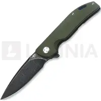 Bestech Bison G10 foldekniv, green/black