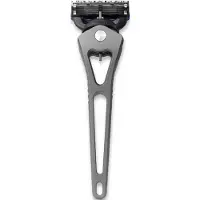 Titaner Titanium 5-Layer Safety Razor, Sandblasted