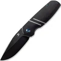 Kansept Knives Turaco Black Stonewashed Titanium foldekniv