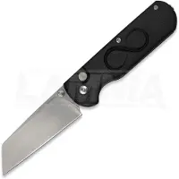 Straight Line Rox - Stonewashed - Black G10 foldekniv
