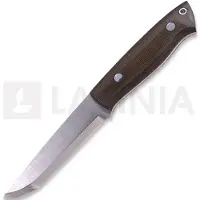 Brisa Trapper 115 Elmax Scandi kniv, Green Micarta
