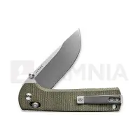 The James Brand The Kline - OD Green / Stainless / Micarta / Straight foldekniv