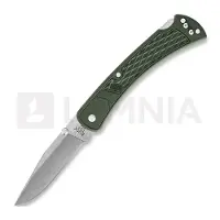 Buck 110 Slim Select Lockback foldekniv, olivengrønn