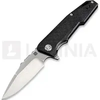Artisan Cutlery Predator Linerlock D2 Small foldekniv, sort