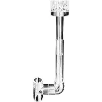 Torribaly Clear Aquarium Skimmer Pipe Spins Surface Inflow Outflow Water Plant Tank Filter Cleaning Fish Tank Accessories 20mm
