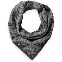 Scotch & Soda Jacquard Knitted Triangle Halstørklæde